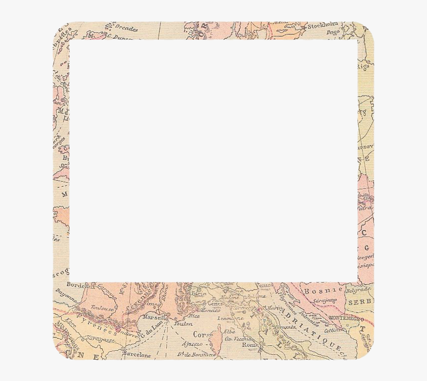 Golden Vintage Frame Png - Old Polaroid Picture Frames Png, Transparent Png