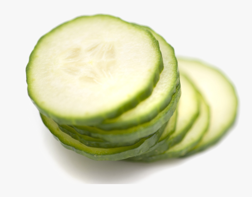 Sliced Cucumber Transparent Image - Slices Of Vegetables Png, Png Download