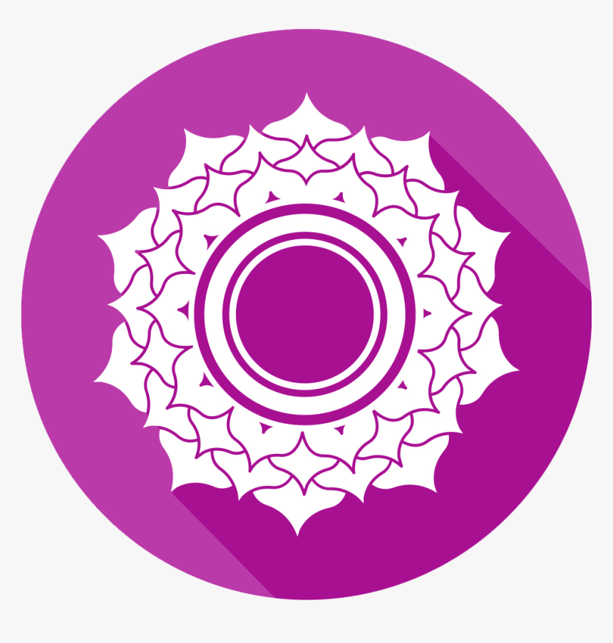 Crown-chakra - Chakra Sahasrara Moon, HD Png Download