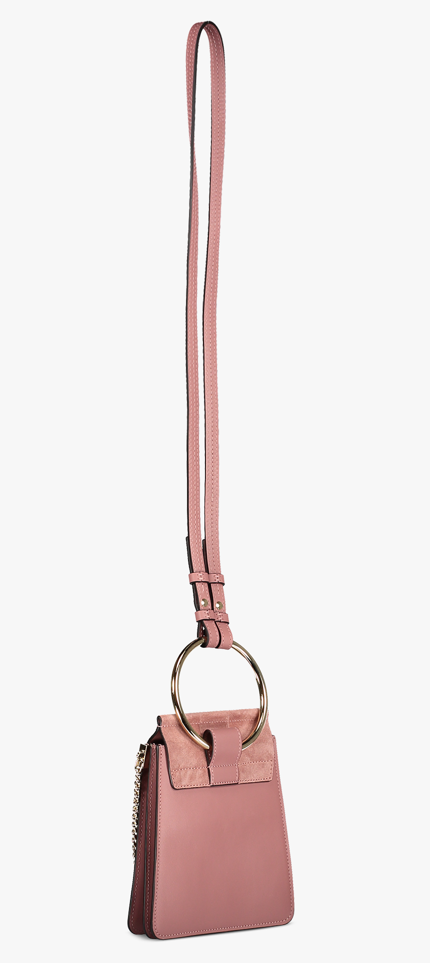 Back Angled View Image Of Chloé Faye Bracelet Bag Rusty - Shoulder Bag, HD Png Download