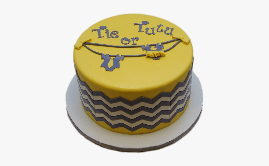 Gender Reveal Cake Tie Or Tutu Cake In A Cup Ny - Birthday Cake, HD Png Download