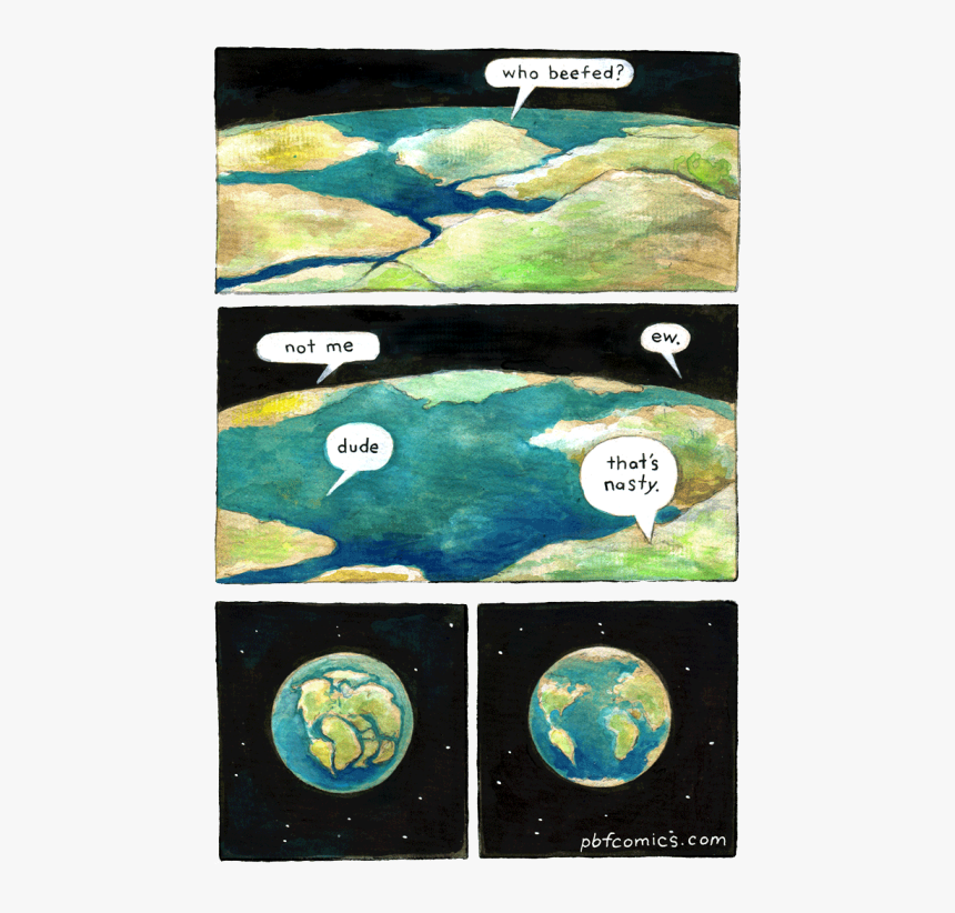 Gas Perry Bible Fellowship Gurewitch Pangea Continental - Continental Drift Funny Comics, HD Png Download