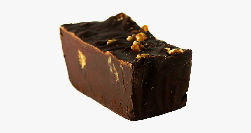 Chocolate Walnut Fudge - Chocolate, HD Png Download