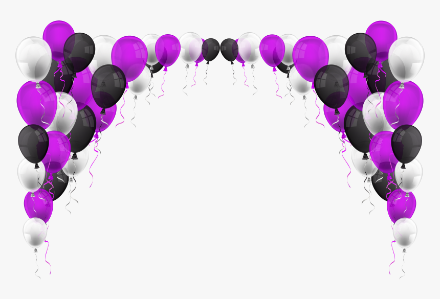 Balloons Decoration Transparent Png Clip Art Image - Balloon Decoration Clipart Png, Png Download
