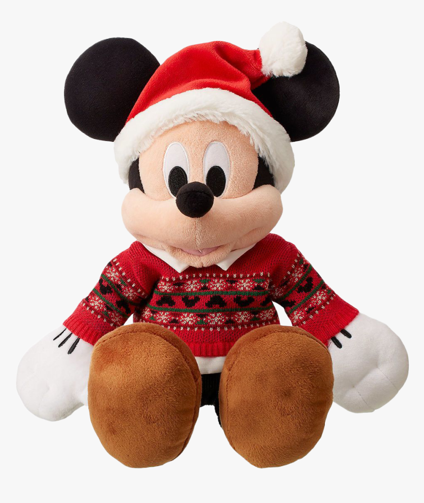 Christmas Mickey Mouse Hat Png Download Image - Weihnachten Mickey Stofftier 2018, Transparent Png