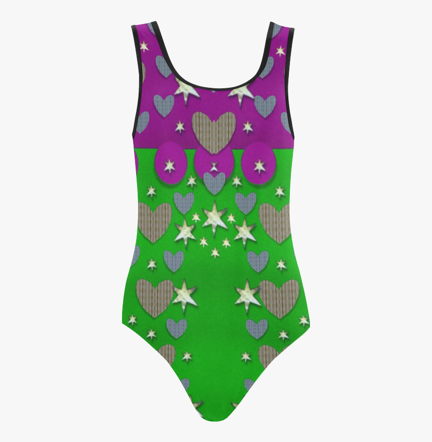 The Brightest Sparkling Stars Is Love Vest One Piece - Maillot, HD Png Download