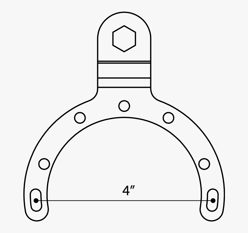 Ram Mount Gas Tank Base With 1" Ball, HD Png Download
