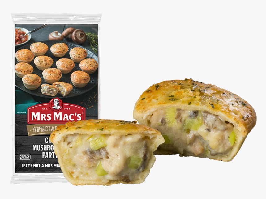 Chicken, Mushroom And Leek Party Pies - Filo, HD Png Download