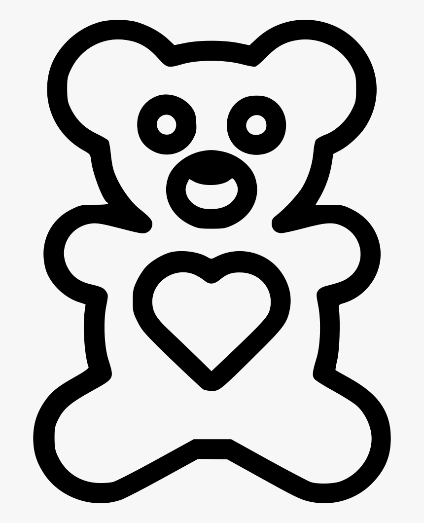 Stuffed Bear - Stuffed Bear Round Icon, HD Png Download