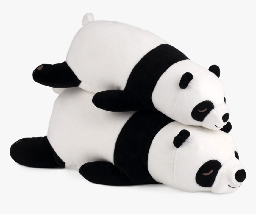 Wholesale Black And White Panda Teddy Bear Doll Soft - Stuffed Toy, HD Png Download
