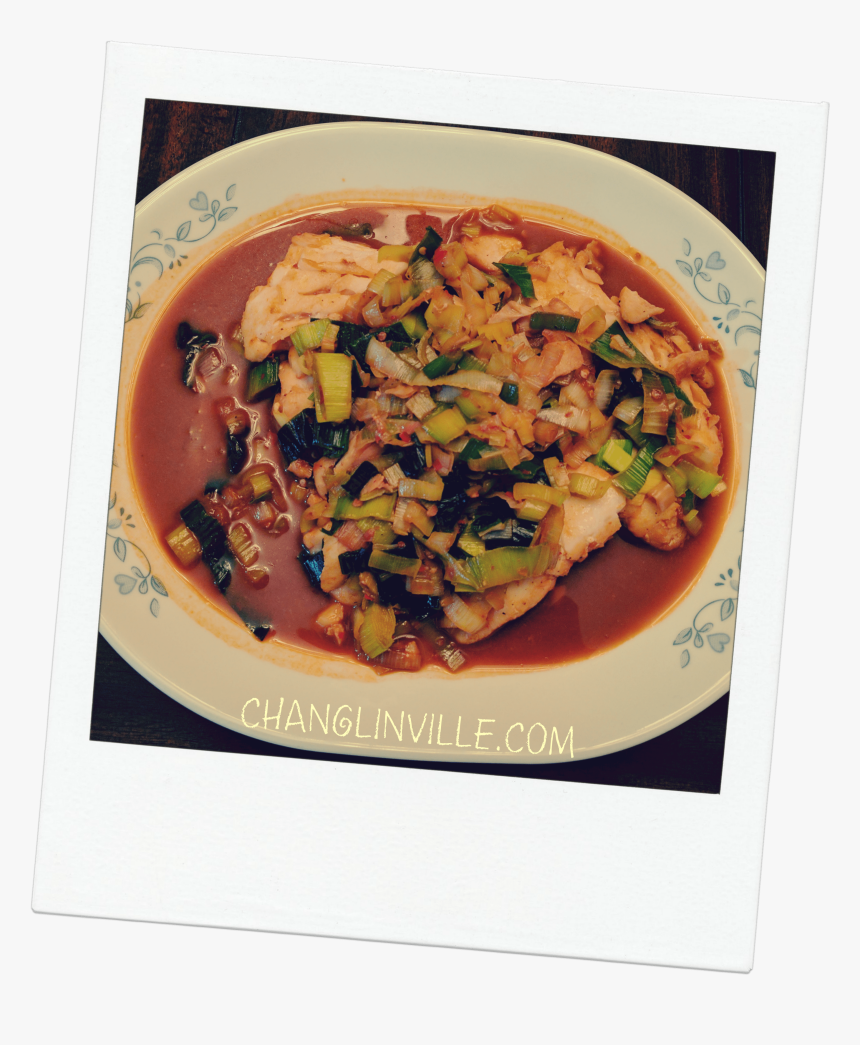 Cod Fish Fillets With Spicy Leek Sauce , Png Download - Yellow Curry, Transparent Png