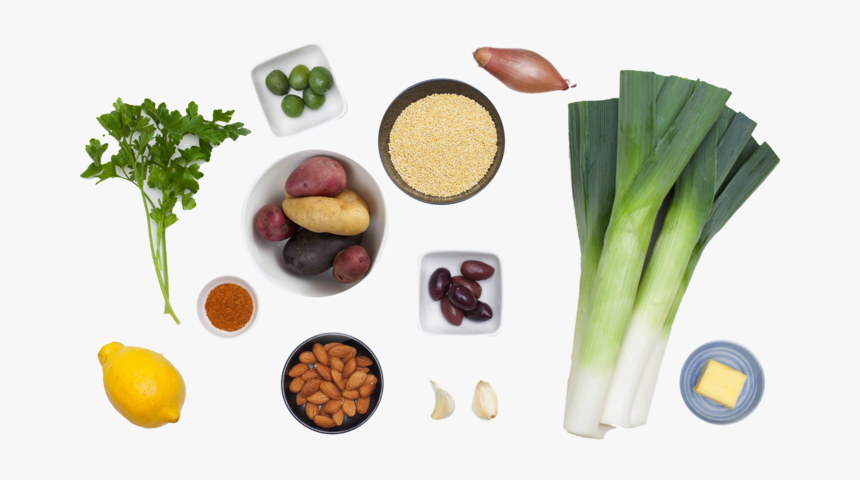 Melted Leeks Over Millet With Old Bay Potatoes - Superfood, HD Png Download
