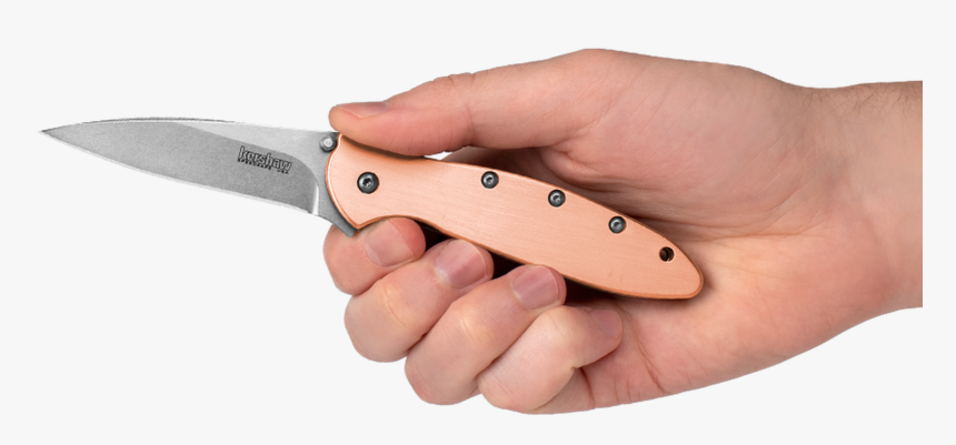 Kershaw 1660cu Leek Copper, Brushed Satin Finish - Utility Knife, HD Png Download