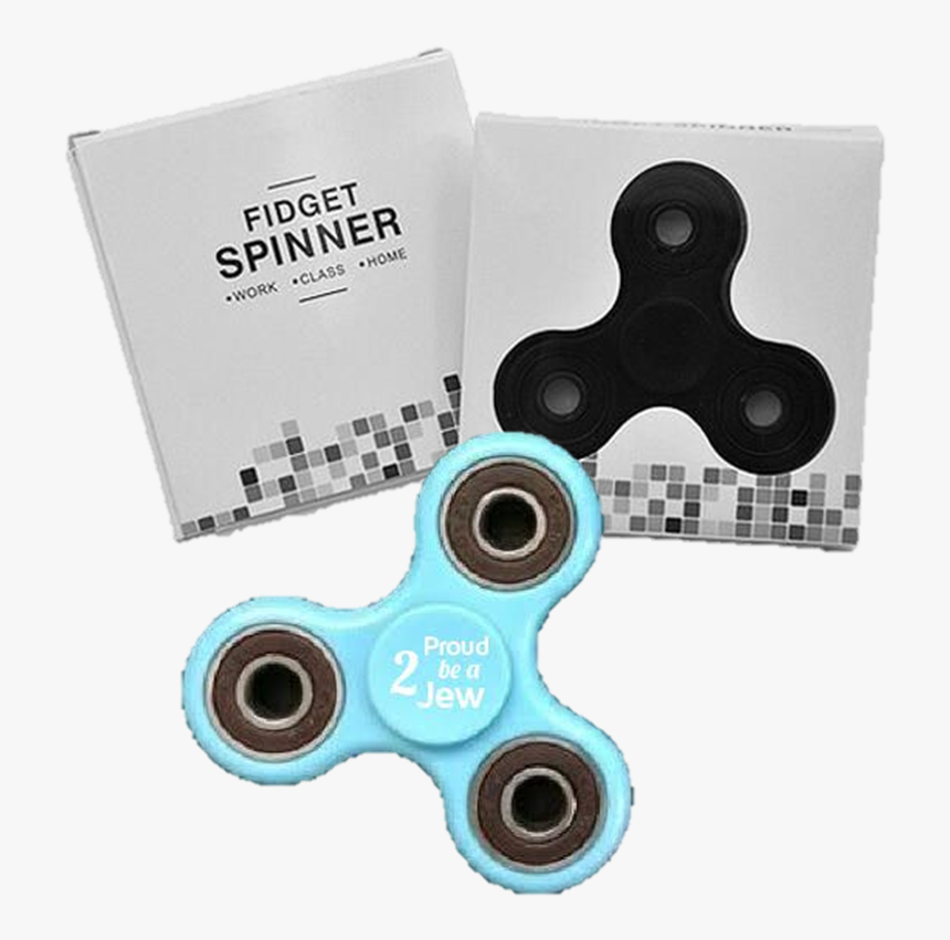Proud 2 Be A Jew Fidget Hand Spinner Box Light Blue - Fidget Spinner, HD Png Download