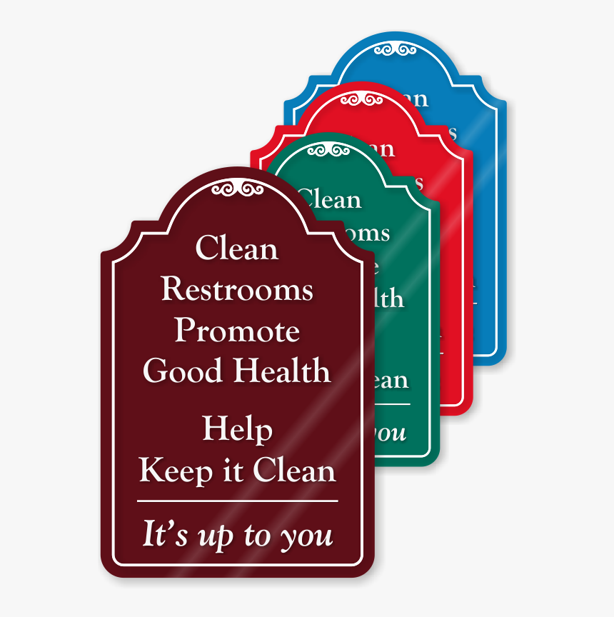 School Restroom Clipart Jpg Transparent Library Keep - Clean Rest Room Promote Good Health, HD Png Download