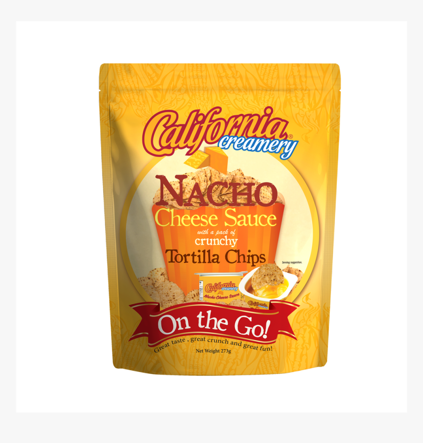 California Creamery Nacho Cheese Sauce And Tortilla, HD Png Download