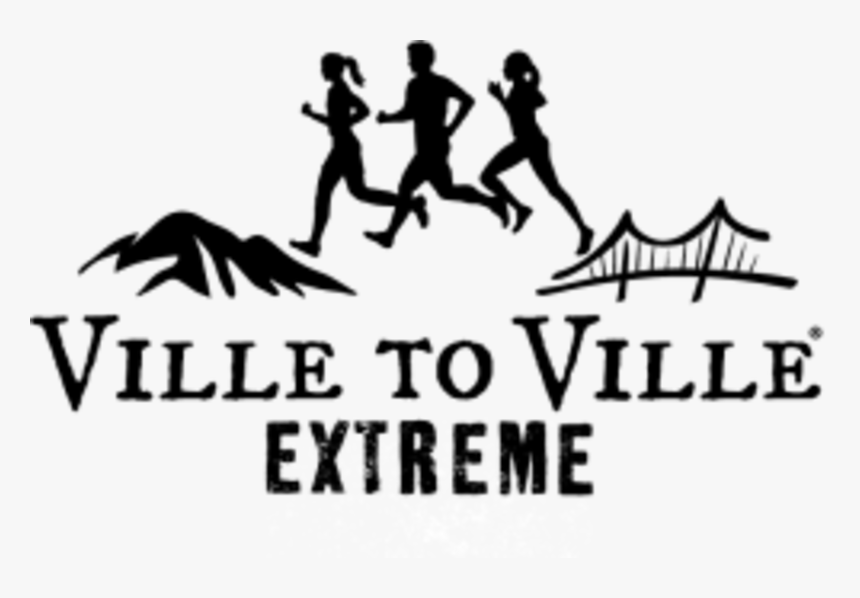 Ville To Ville Extreme Relay - Silhouette, HD Png Download