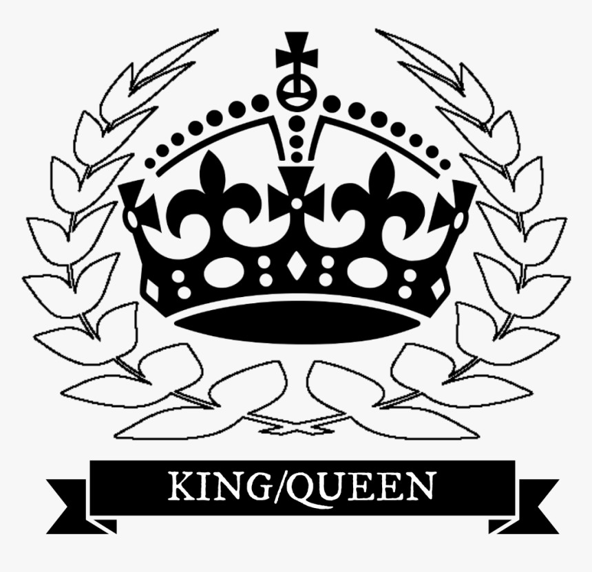 King Queen Monarchy - Keep Calm Crown Icon, HD Png Download