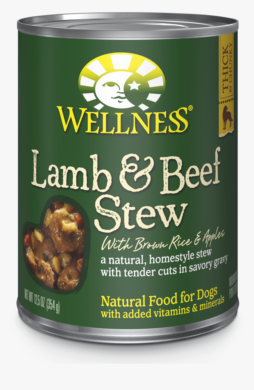 Lamb & Beef Stew - Wellness Dog Food, HD Png Download