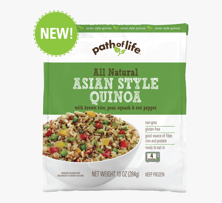 Asian Style Quinoa With Brown Rice, Peas, Squash & - Path Of Life Asian Style Quinoa, HD Png Download
