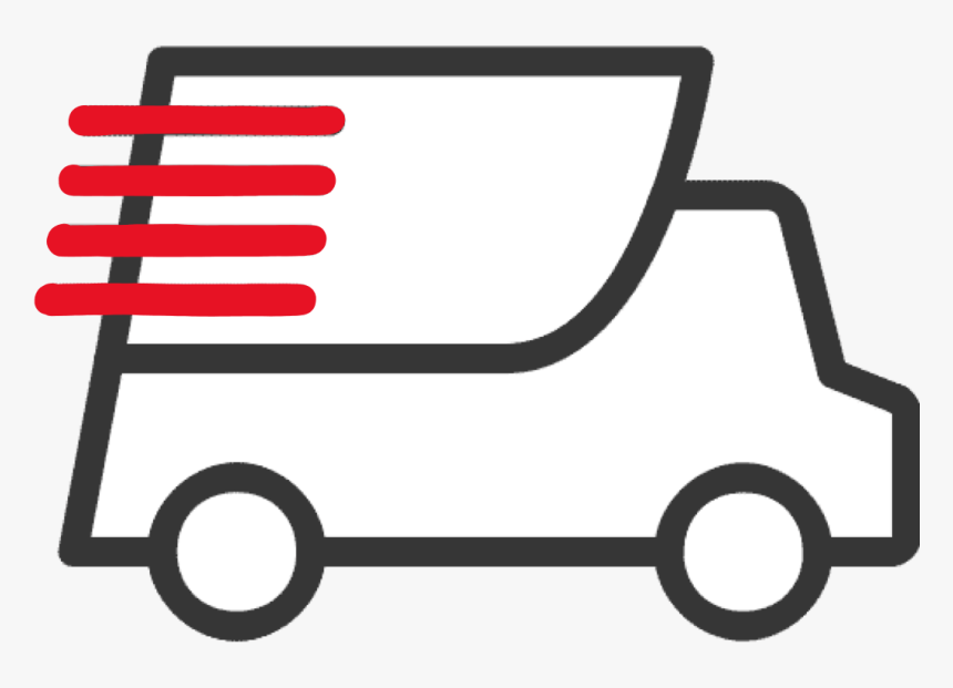 Delivery - Ambulance Clipart Black And White Png, Transparent Png