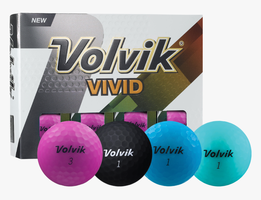 Black Volvik Golf Balls, HD Png Download
