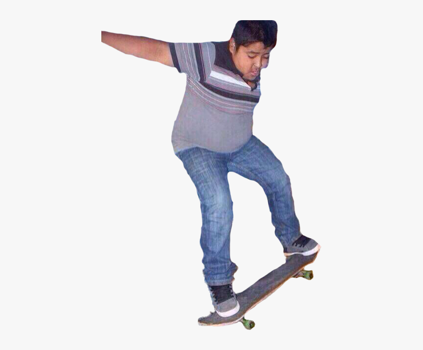 Kid On Skateboard Transparent, HD Png Download