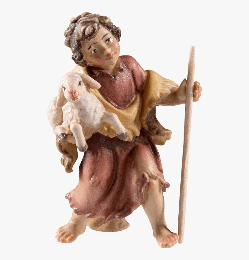 Young Shepherd With Lamb - Character Art Young Shepherd, HD Png Download