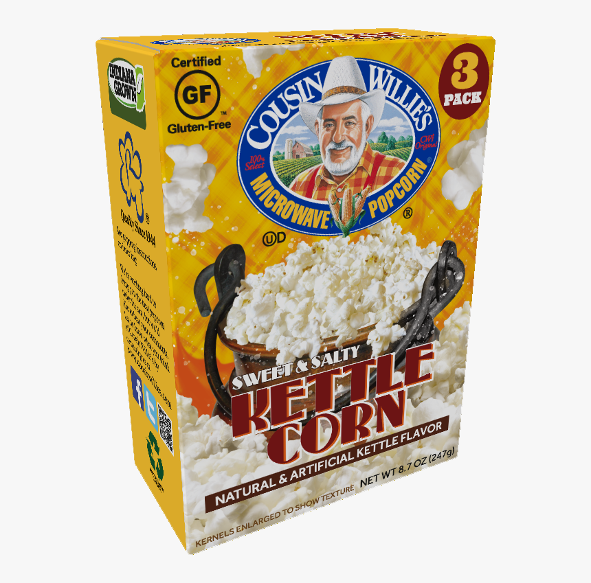 Cw Kettle 3pk Vert - Cousin Willie's, HD Png Download