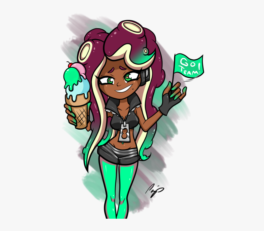 Marina On Groove - Cartoon, HD Png Download