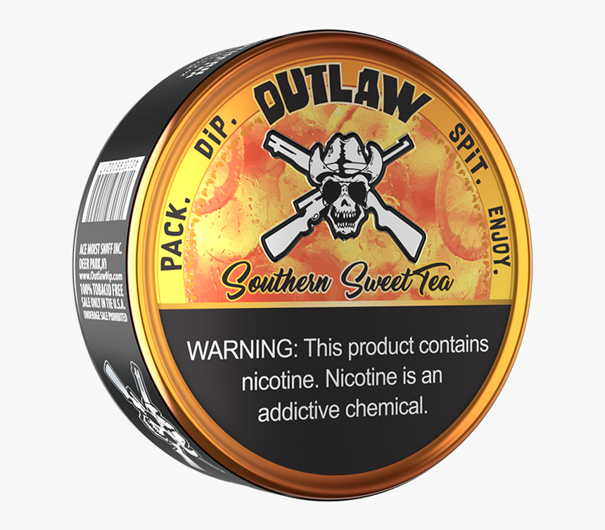Outlaw Dip Tobacco Free, HD Png Download