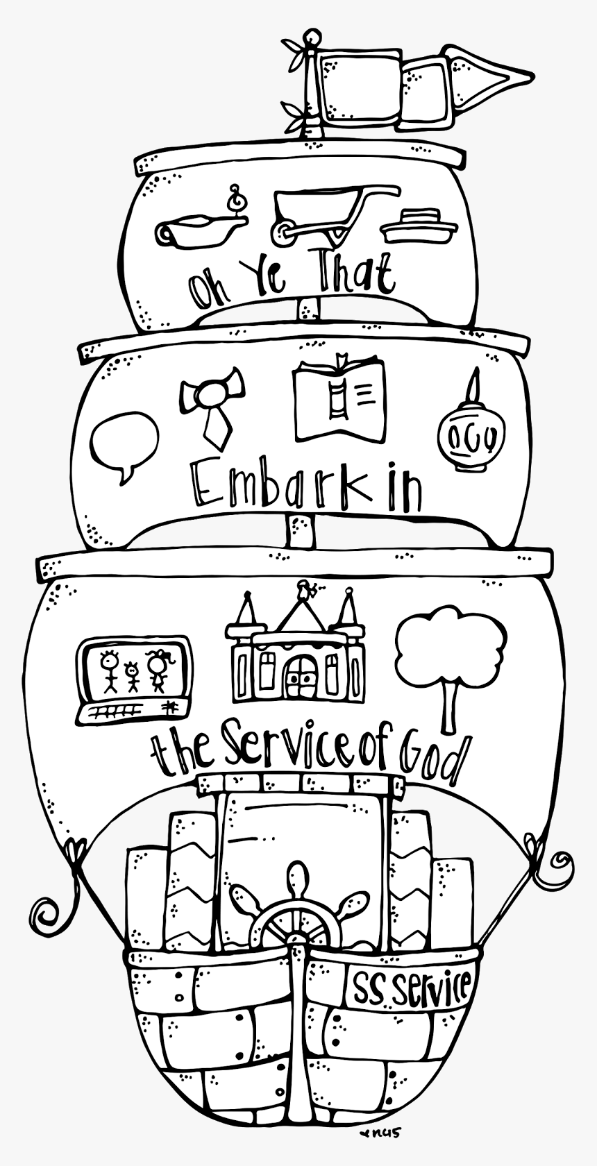 Melonheadz Lds Illustrating - Dibujos Del Libro De Mormon Para Colorear, HD Png Download