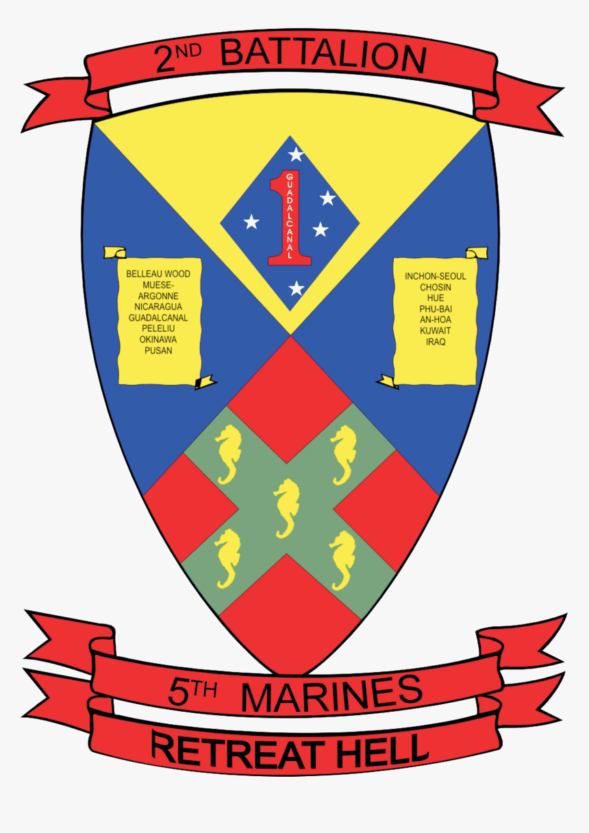 2 5 Battalion Insignia - 2nd Battalion 5th Marines, HD Png Download