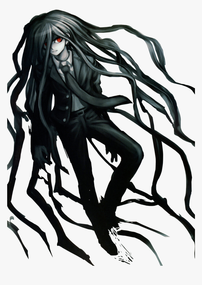 Drawing Boy Long Hair Huge Freebie Download For Powerpoint - Danganronpa 2 Izuru Kamukura, HD Png Download