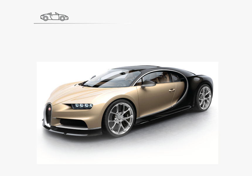 Bugatti Black And Gold, HD Png Download