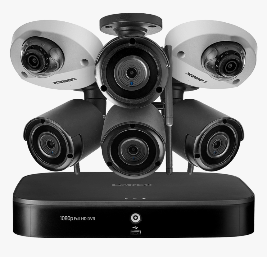 Outdoor Surveillance System With 2 Hd 1080p Cameras - Wireless Security Camera, HD Png Download