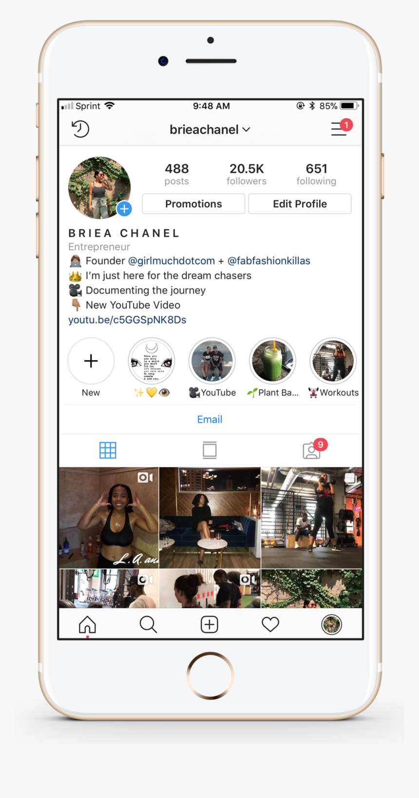 Briea Iphone - Online Advertising, HD Png Download