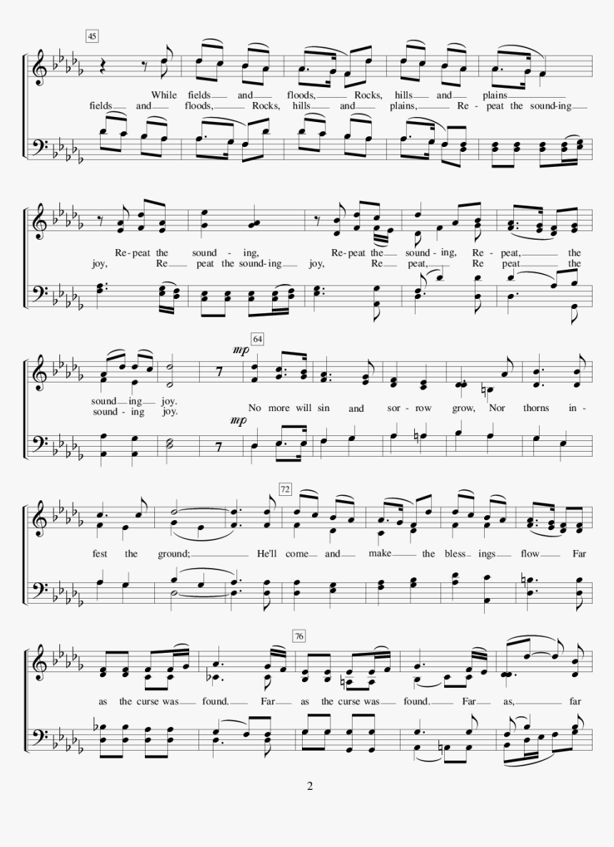 Sheet Music Picture - Blagoslovi Dushe Moya Gospoda Ippolitov, HD Png Download