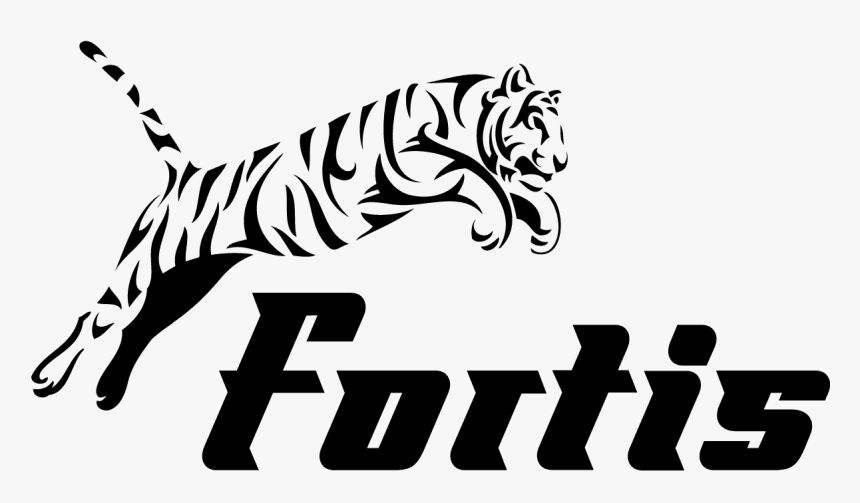 Shreveport Bossier City Apartments - Black And White Jumping Tiger Logo, HD Png Download
