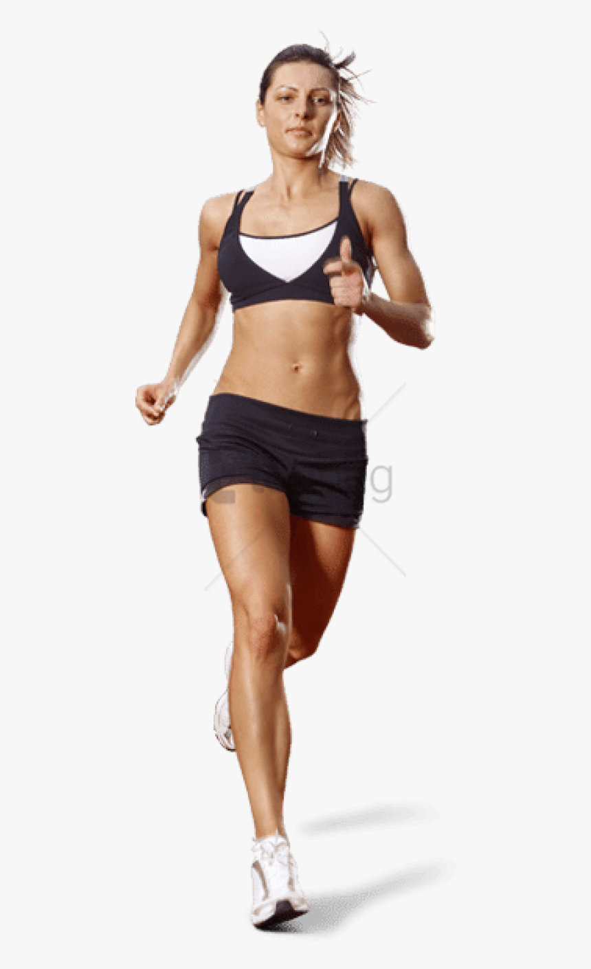 Free Png Download Running Woman Front Png Images Background - Woman Running No Background, Transparent Png