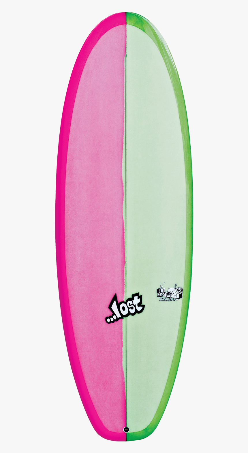 Transparent Surfboard Couch Potato - Lost Couch Potato Surfboard, HD Png Download