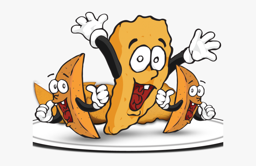 Chips Clipart Potato Wedge - Cartoon, HD Png Download