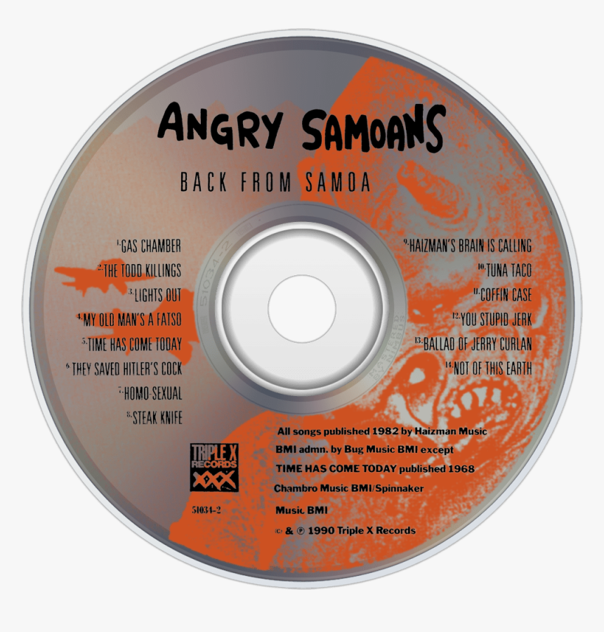 Angry Samoans Music Fanart Fanart - Cd, HD Png Download
