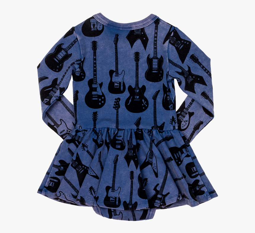 Guitar Hero Baby Waisted Dress - 12 Guitars, HD Png Download