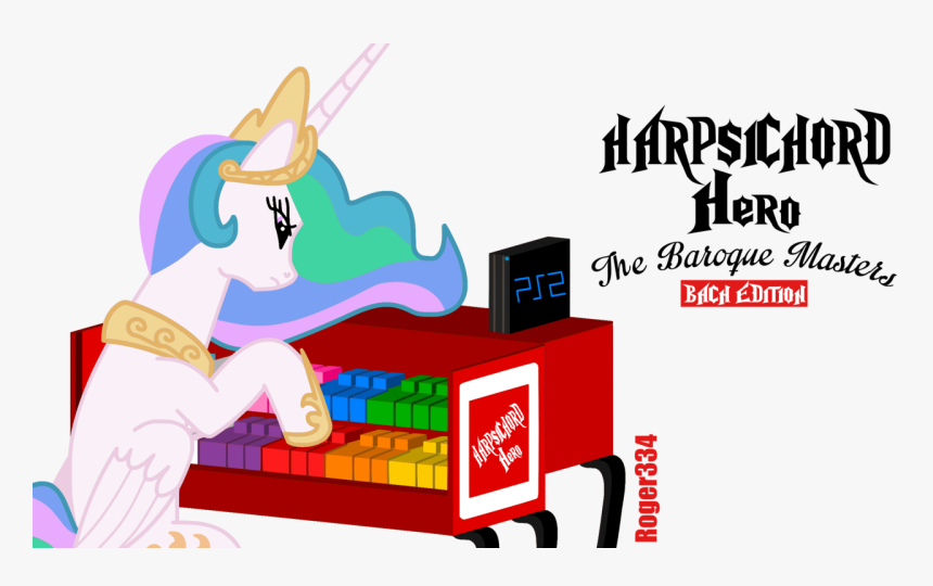 Roger334, Baroque, Crossover, Guitar Hero, Harpsichord, - Cartoon, HD Png Download