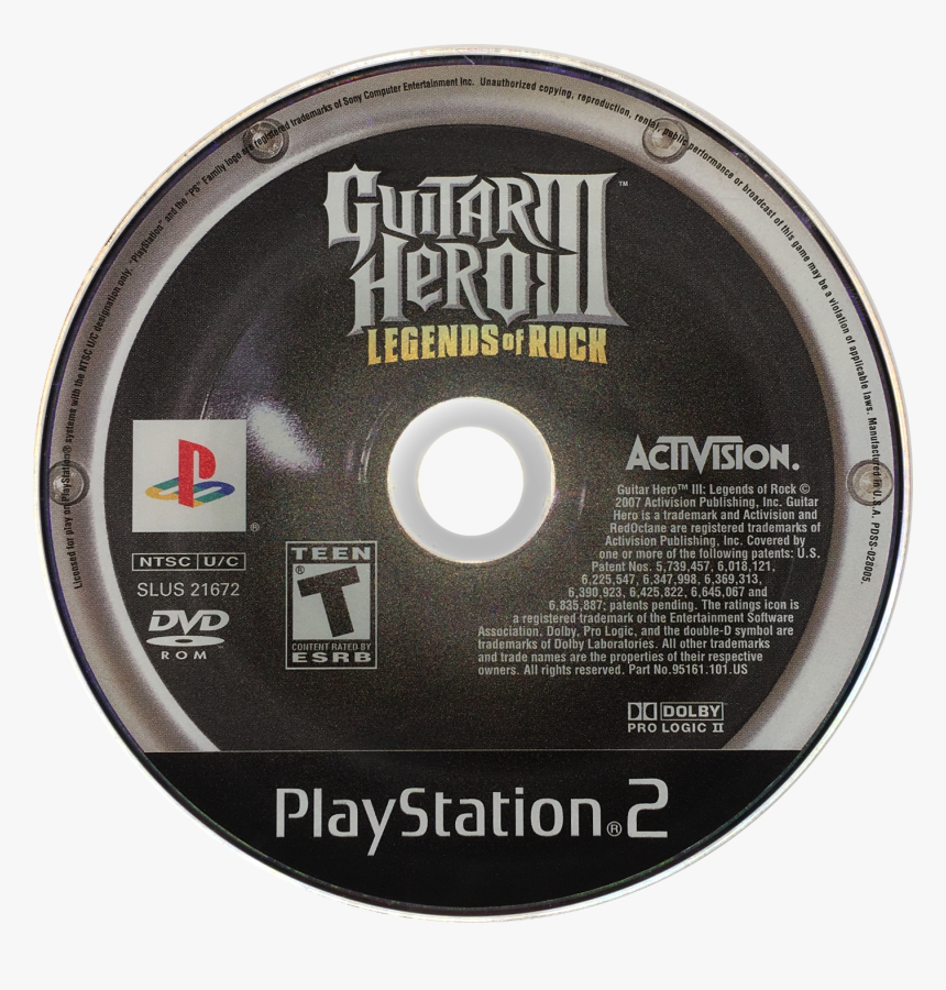 Guitar Hero Iii - Baldur's Gate Dark Alliance 2 Ps2 Cd, HD Png Download