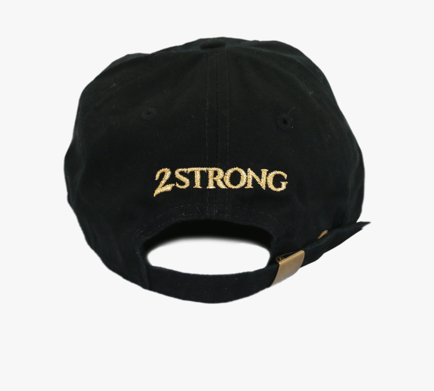 Black Triangle With Gold Outline Dad Hat Back , Png - Baseball Cap, Transparent Png