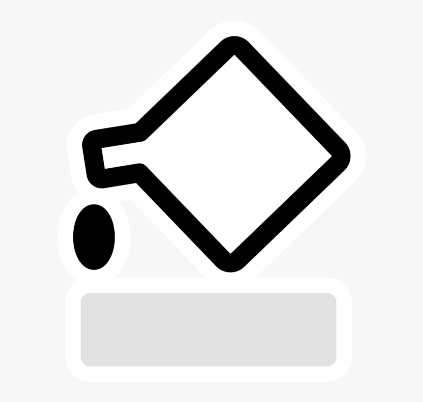 Triangle,symbol,line - Icon, HD Png Download