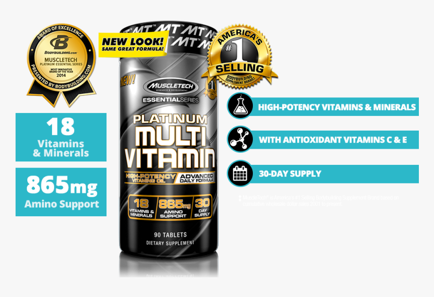 Featured Desktop Multi - Muscletech Platinum 100% Carnitine 180 Caps, HD Png Download