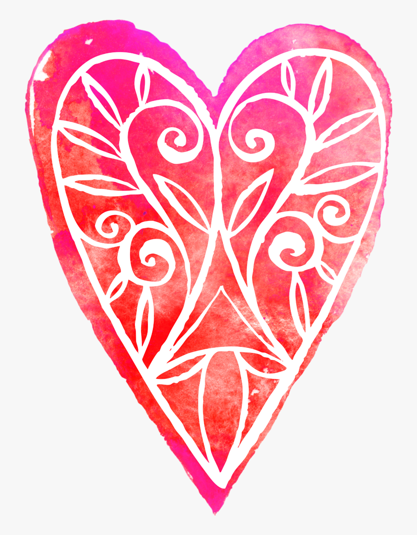 Heart Blue Planner, HD Png Download